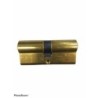 CILINDRO F5 DOBLE PERFIL 3535 LATON LEVA CORTA
