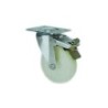 RUEDA GIRATORIA NYLON CON FRENO 100 MM. 2-1194