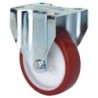 RUEDA POLIURETANO ROJA FIJA 125 MM. 2-2363
