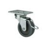 RUEDA GIRATORIA PLASTICO GRIS 60 MM. 2-1494