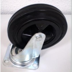 RUEDA GIRATORIA GOMA 140 MM. 2-2885