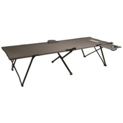 CAMA PLEGABLE ACERO C/MESA Y PORTAVASOS - COLEMAN