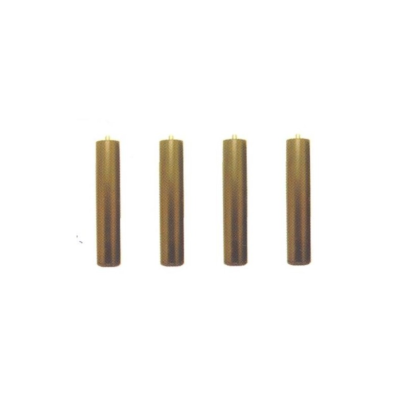 PATAS SOMIER TAPIFLEX REDONDAS NEGRAS (JUEGO)R-110