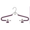 PERCHA CROMADA CON ESPUMA 2 PINZAS 39 CM. MON8882