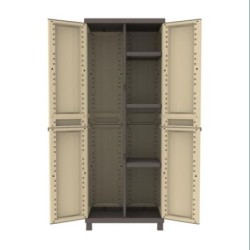 ARMARIO ESCOBERO DOS PUERTAS 181X68X39CM. SAHARA