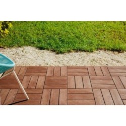PACK 9 BALDOSAS CLICKFLOOR MADERA LOP 30X30 MARRON