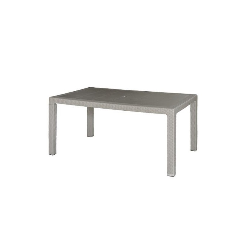 MESA ELEGANTE RATAN TAUPE 150X90X72 CM 4090-02