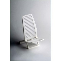 SILLA PLAYA PROPILENO BLANCA 600-0021