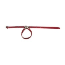 PETRAL CUERO CON CASCABEL 02003