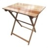 MESA DE HAYA PLEGAB. C/TABLILLAS 70X50 BARNIZ 9113