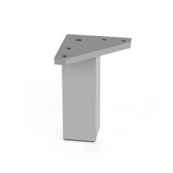 PATA MUEBLE CUADRADA ABS 40X100MM AL.MATE 50013AL