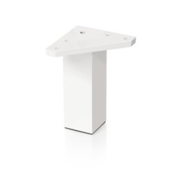 PATA MUEBLE CUADRADA ABS 40X100MM BLANCA 50013BL