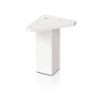 PATA MUEBLE CUADRADA ABS 40X100MM BLANCA 50013BL