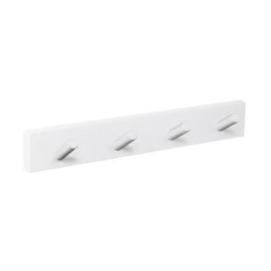 PERCHA PARED BCA. 4 POMOS INCLINADOS BCO.9400BLBL4