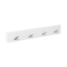 PERCHA PARED BCA. 4 POMOS INCLINADOS BCO.9400BLBL4