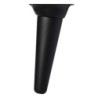 PATA CONICA INCLI.150MM NEGRA/PLATO METAL NEGRO