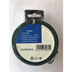 ALAMBRE PLASTIFICADO VERDE 1,6/2,8 MM X 50M. 39077
