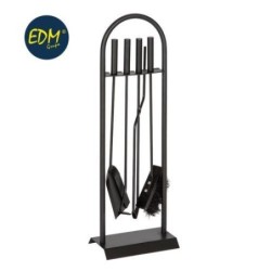 KIT 4 PIEZAS CHIMENEA NEGRO 85751