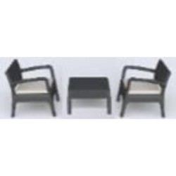 SET MIAMI TETE A TETE GRAFITO 55450