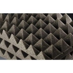 ESPUMA ACUSTICA PIRAMIDE 45X45X4,3CM (8 UDS) 50500