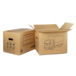 CAJA CARTON MUDANZA ASA TROQUELADA 50X35X35 80019