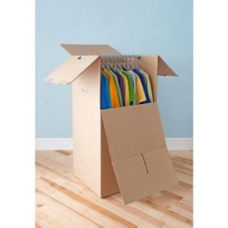 CAJA CARTON MUDANZA ARMARIO 50X50X120CM 80023