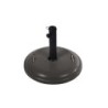 PIE PARASOL 25KG EN HORMIGON COLOR ANTRACITA