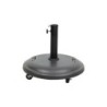 PIE PARASOL 25KG. HORMIGON CON RUEDAS ANTRACITA