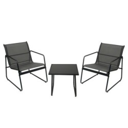 SET BALCON JERSEY ACERO Y TEXALINE ANTRACITA