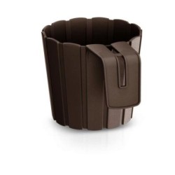 MACETA BALCON 1,4L ANTRACITA BOARDEE HOOK 14