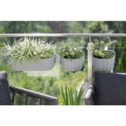 MACETA BALCON 2,2L BLANCA BOARDEE HOOK 14