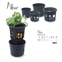 MACETA C/ESTRUCTURA PARA CULTIVAR TOMATES EN CASA