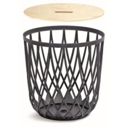 MESA JARDIN ANTRACITA UNIQUBO 40
