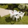 MESA MIAMI 165 BLANCA 72X165X100CM. 52260004