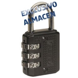 CANDADO COMBINACION 30 MM. NEGRO 715/30