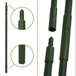 TUTOR DE ACERO PLASTIFICADO 16M PROLONGABLES 60CM.