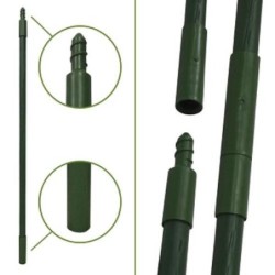 TUTOR DE ACERO PLASTIFICADO 16MM PROLONGABLE 90CM