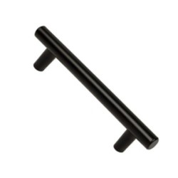 TIRADOR MUEBLE 96 ACERO PINTURA NEGRO MATE  65001N