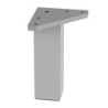 PATA CUADRADA ABS 40*120 MM ALUMINIO MATE  50014AL