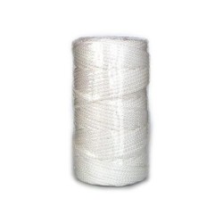 CORDON TRENZADO NYLON 18 MM. BCO.(CARRETE-100 M.)