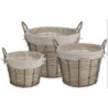 SET 3 CESTAS REDONDO CON METAL Y FORRO 450000010
