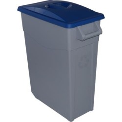 CONTENEDOR ZEUS 65 L. (TAPA CERRADA) AMARILLA