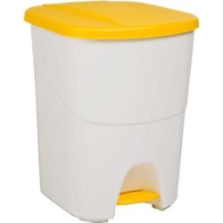 PEDALBIN ECOLOGICO 40 L. AMARILLO 24180