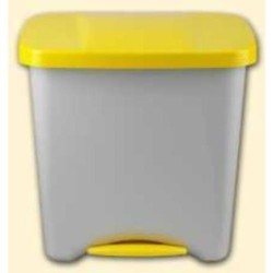 PEDALBIN ECOLOGICO 50 L. AMARILLO
