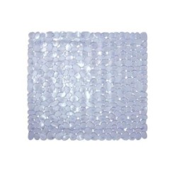 ALFOMBRA BAÑO ANTIDESLIZ.54X54 BLANCO MARELIA 5224