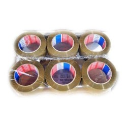 PRECINTO TESAPACK ROLLO 132X50 (MARRON ) 4089