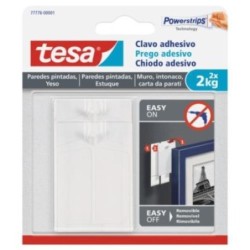 CLAVO ADHESIVO PARED PINTADA HASTA 2KG (BL.2)77776