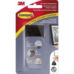 TIRAS COMMAND CUADROS NEGRAS GRANDE 17206BLK