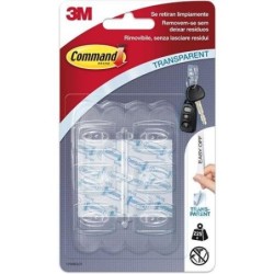 MINI GANCHOS COMMAND 6 UNIDADES + 8 TIRAS 17006CLR