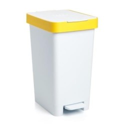 CUBO PEDAL 25 LITROS SMART AMARILLO RECICLAJE